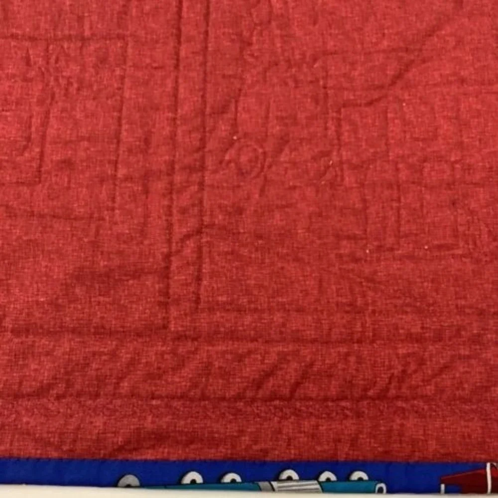 30” Square Quilt Community Neighborhood Children School Decor Alphabet Wall Hang